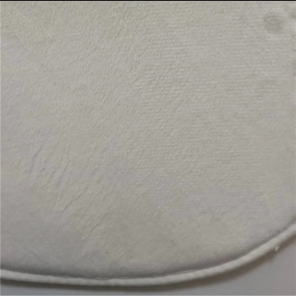 3Pcs Sublimation Bathroom Set: White Bath Mat Set